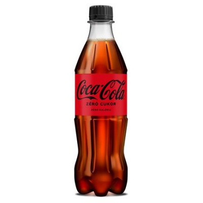 Üdítőital, szénsavas, 0,5 l, COCA COLA "Coca Cola Zero"